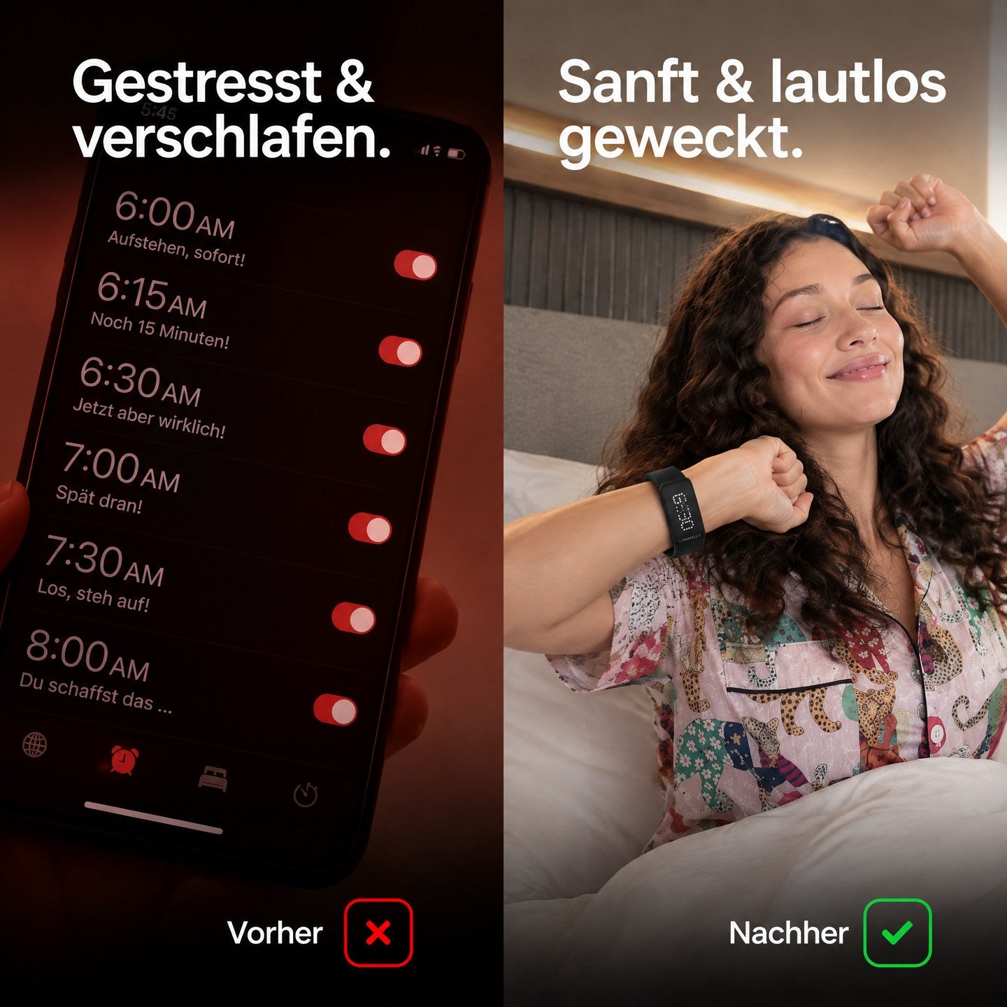 Vorher und nachher